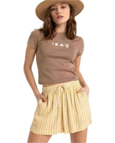 ROXY PANTALÓN CORTO PARA MUJER AMARILLO