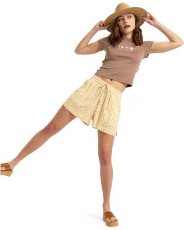 ROXY PANTALÓN CORTO PARA MUJER AMARILLO