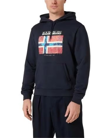 NAPAPIJRI SUDADERA CON CAPUCHA NAPAPIJRI PARA HOMBRE AZUL