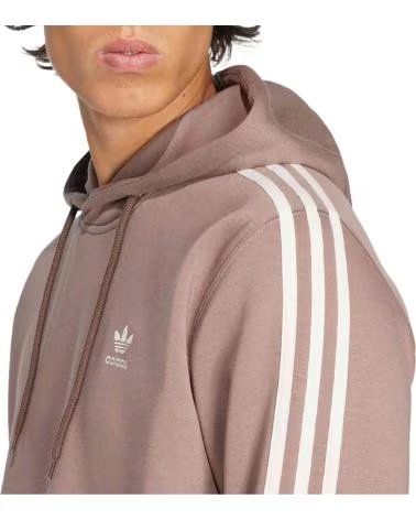 ADIDAS MOLETOM COM CAPUZ ADIDAS ORIGINALS MASCULINO MARRON