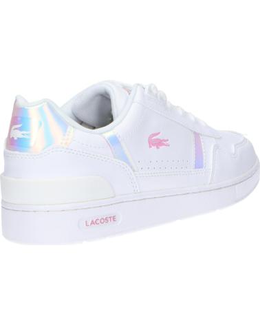 Deportivas de Mujer y Niña y Niño LACOSTE 44SUJ0017 T-CLIP 21G WHT-WHT