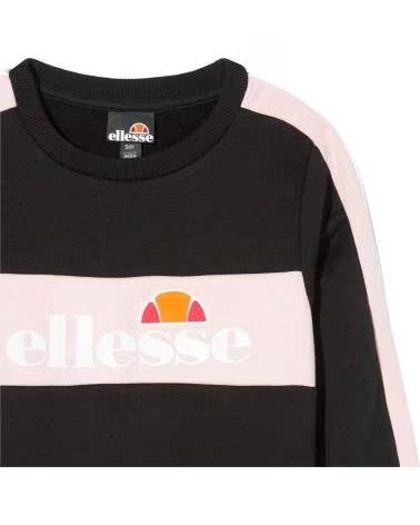 ELLESSE VESTITO FELPA CON CAPPUCCIO ELLESSE BAMBINA NERO NEGRO