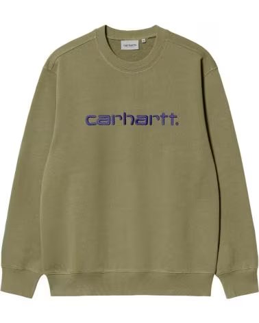 CARHARTT WIP MOLETOM CARHARTT WIP COM LOGO MASCULINO VERDE