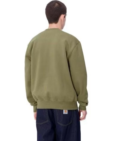 CARHARTT WIP MOLETOM CARHARTT WIP COM LOGO MASCULINO VERDE