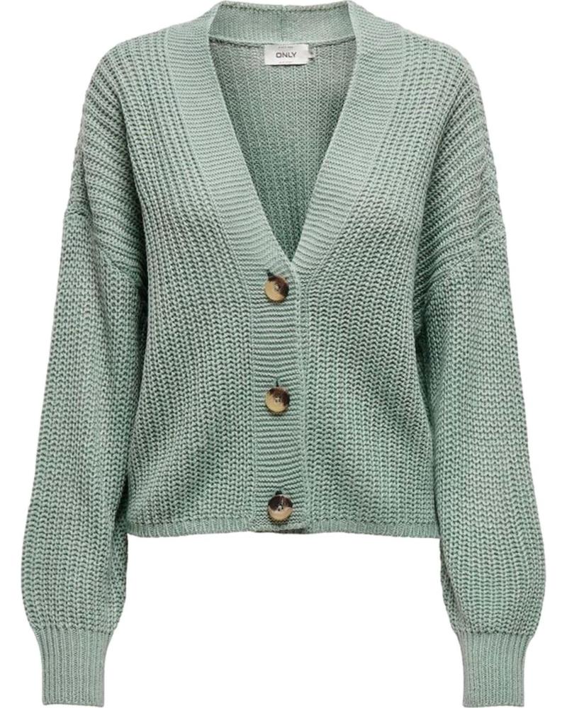 ONLY CARDIGAN EN PARA MUJER VERDE
