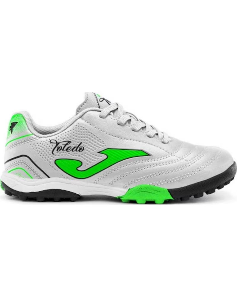 JOMA SCARPE DA CALCIO INDOOR JOMA PER BAMBINI, UNISEX, BIANCO E VERDE BLANCO