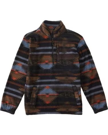 BILLABONG POLAIRE BILLABONG À DEMI-FERMETURE ÉCLAIR POUR HOMME MULTICOLOR