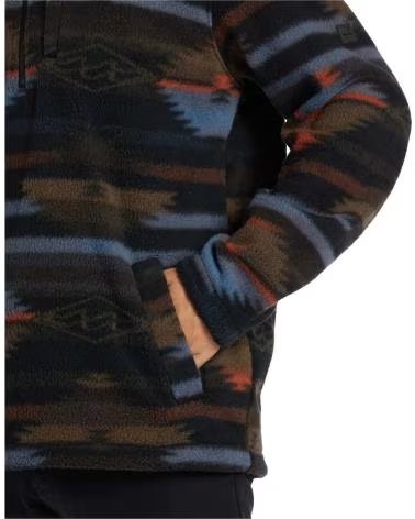 BILLABONG BILLABONG HERREN FLEECE PULLOVER MIT HALBEM REISSVERSCHLUSS MULTICOLOR