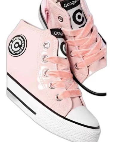 CONGUITOS BOTINES EN PARA NINAS ROSA