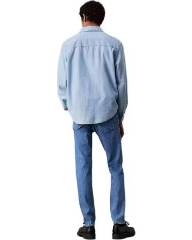 CALVIN KLEIN JEANS DROITS CALVIN KLEIN POUR HOMME EN BLEU AZUL