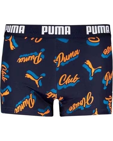 PUMA BOXER PUMA PARA MENINO COM ESTAMPA "CLUB" AZUL