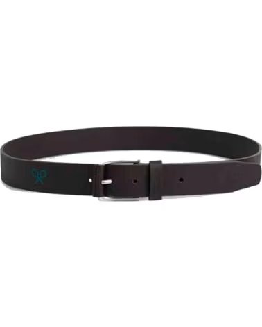 SILBON SILBON LÄSSIGER LEDERGÜRTEL MARRON