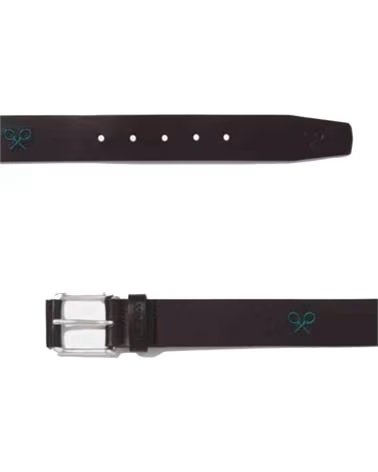SILBON SILBON LÄSSIGER LEDERGÜRTEL MARRON