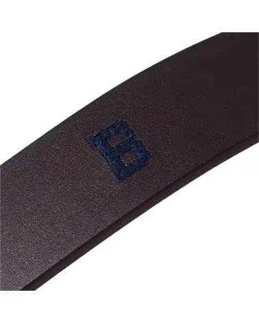 SILBON SILBON LÄSSIGER LEDERGÜRTEL MARRON
