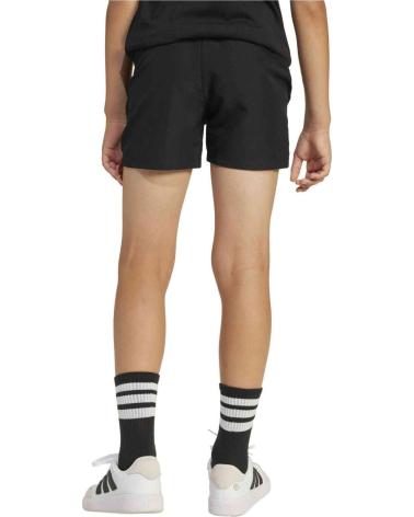 ADIDAS PANTALÓN CORTO DEPORTIVO CON CORDÓN AJUSTABLE NEGRO