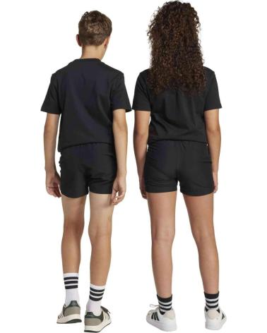 ADIDAS PANTALÓN CORTO DEPORTIVO CON CORDÓN AJUSTABLE NEGRO