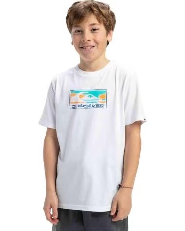 QUIKSILVER CAMISETA MANGA CURTA QUIKSILVER ´SURF´ PARA MENINOS BLANCO