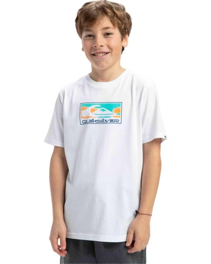 QUIKSILVER CAMISETA MANGA CURTA QUIKSILVER ´SURF´ PARA MENINOS BLANCO