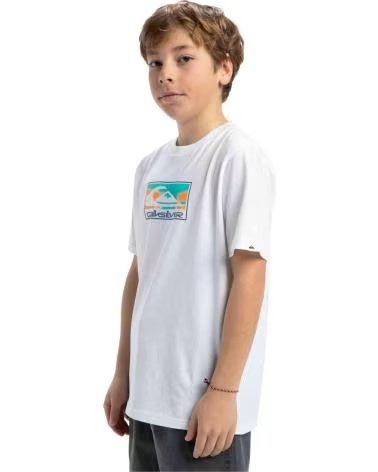QUIKSILVER CAMISETA MANGA CURTA QUIKSILVER ´SURF´ PARA MENINOS BLANCO