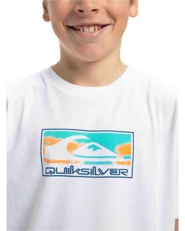QUIKSILVER CAMISETA MANGA CURTA QUIKSILVER ´SURF´ PARA MENINOS BLANCO