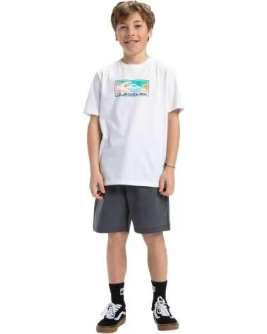 QUIKSILVER CAMISETA MANGA CURTA QUIKSILVER ´SURF´ PARA MENINOS BLANCO
