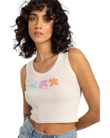 BILLABONG BILLABONG DAMEN TANKTOP MIT BLUMENPRINT BLANCO