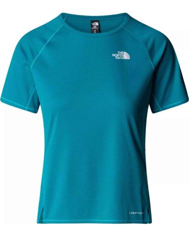 THE NORTH FACE CAMISETA DE MANGA CORTA EN PARA MUJER AZUL