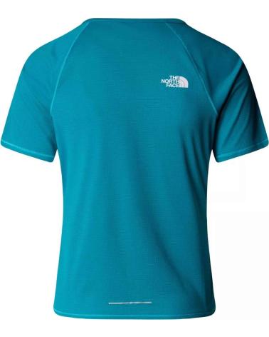 THE NORTH FACE CAMISETA DE MANGA CORTA EN PARA MUJER AZUL