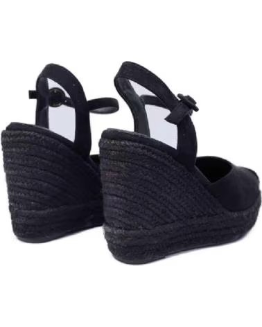 AZAREY AZAREY ESPADRILLE ANABELA FEMININA EM PRETO NEGRO