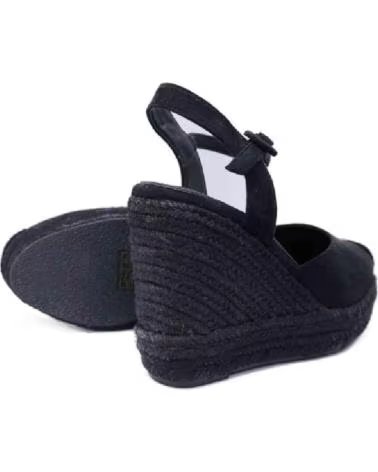 AZAREY AZAREY ESPADRILLE ANABELA FEMININA EM PRETO NEGRO