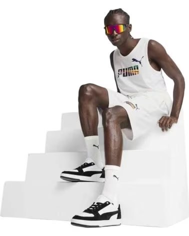 PUMA CAMISETA SIN MANGAS PUMA LOVE UNITED TANK UNISEX BLANCO