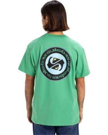 QUIKSILVER QUIKSILVER T-SHIRT EQYZT08054 KURZARM FÜR HERREN VERDE