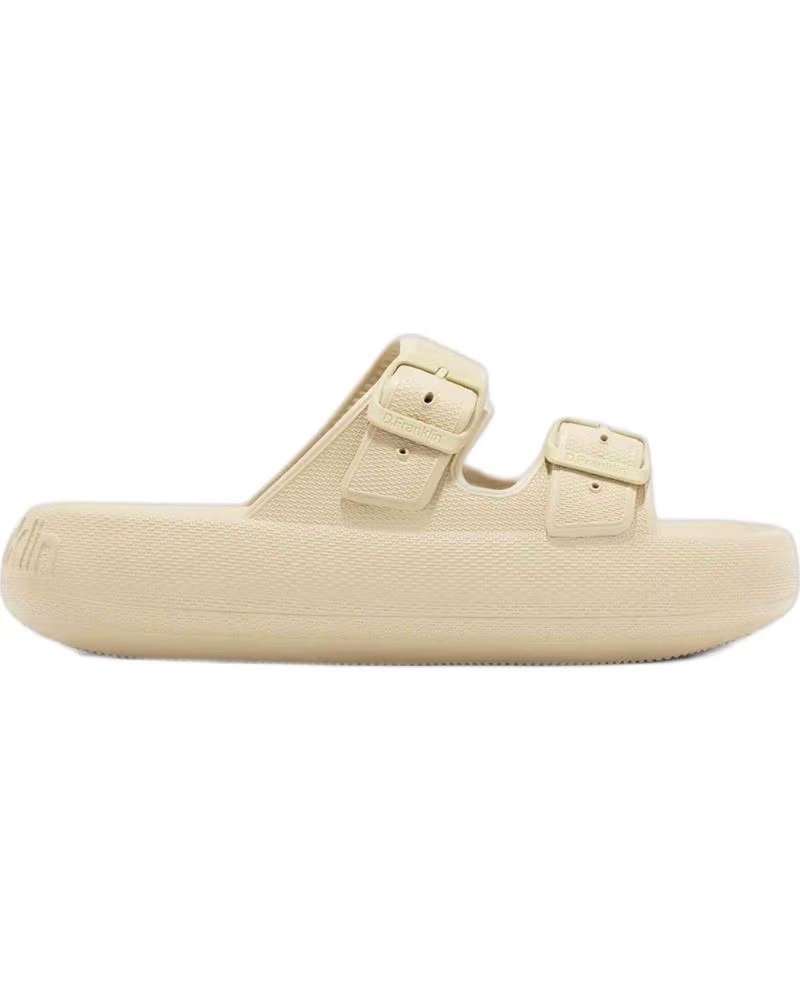 D. FRANKLIN CHINELOS D FRANKLIN BEGE FEMININO COM FIVELA DUPLA BEIGE