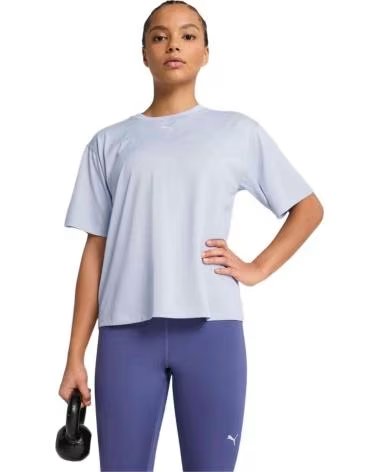 PUMA T-SHIRT PUMA RELAXED FIT ESSENTIAL FEMME VIOLET VIOLETA