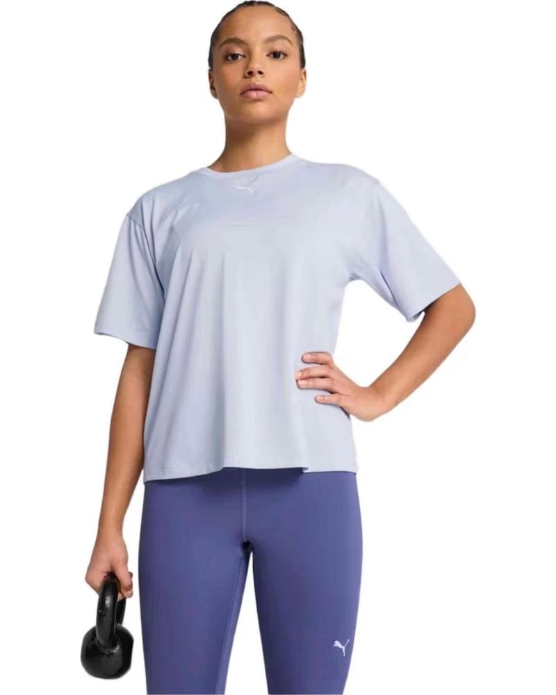 PUMA T-SHIRT PUMA RELAXED FIT ESSENTIAL FEMME VIOLET VIOLETA