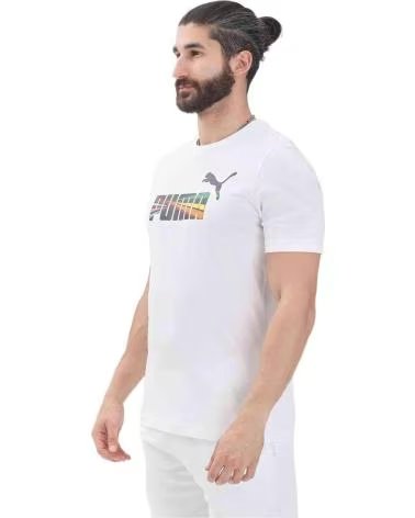 PUMA CAMISETA PUMA LOVE UNITED UNISSEX BRANCA BLANCO
