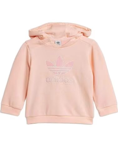 TUTA SPORTIVA ADIDAS JC6591 HOODIE SET PER BAMBINA ROSA