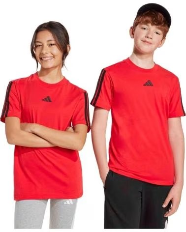 ADIDAS ADIDAS KURZARM-T-SHIRT FÜR KINDER ROJO