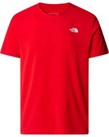 THE NORTH FACE CAMISETA DE MANGA CORTA EN PARA HOMBRE ROJO