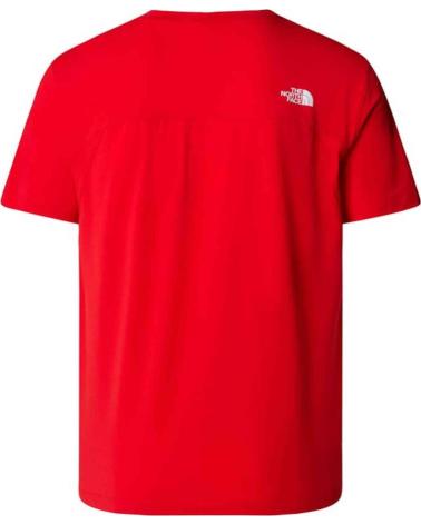 THE NORTH FACE CAMISETA DE MANGA CORTA EN PARA HOMBRE ROJO