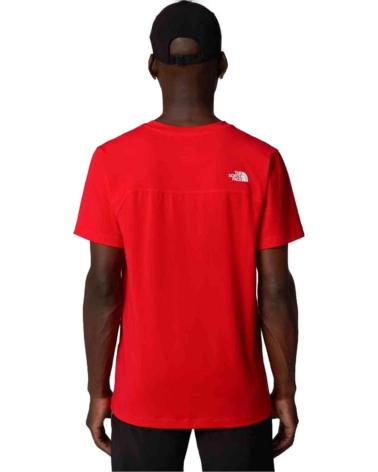 THE NORTH FACE CAMISETA DE MANGA CORTA EN PARA HOMBRE ROJO