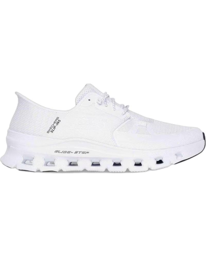 SKECHERS SCARPE DA GINNASTICA SKECHERS DA UOMO BIANCHE BLANCO