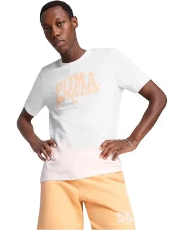 PUMA CAMISETA PUMA MASCULINA MANGA CURTA LOGO GRANDE BLANCO