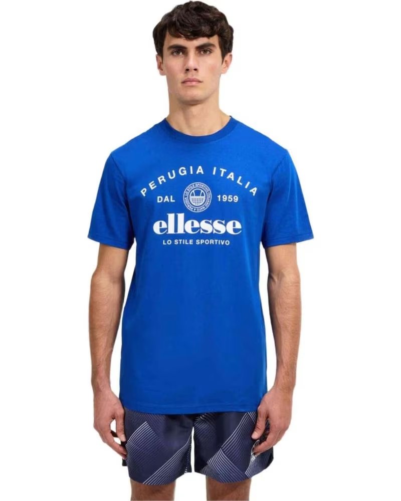 ELLESSE CAMISETA ELLESSE DE MANGA CURTA MASCULINA AZUL