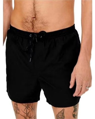 ONLY BAÑADOR NEGRO DE HOMBRE ONLY SONS NEGRO