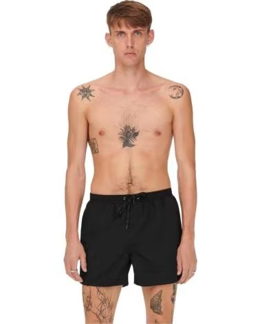 ONLY BAÑADOR NEGRO DE HOMBRE ONLY SONS NEGRO