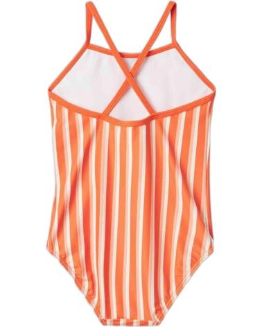 NAME IT BAÑADOR DE UNA PIEZA A RAYAS NARANJA