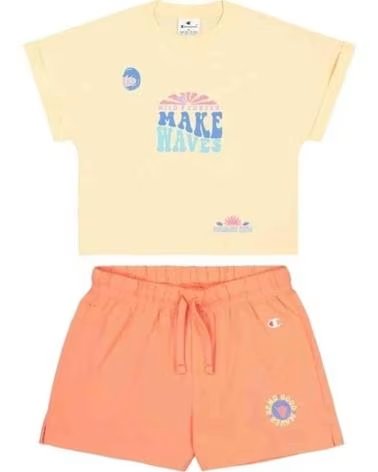 CHAMPION COMPLETO SPORTIVO CHAMPION PER BAMBINA NARANJA