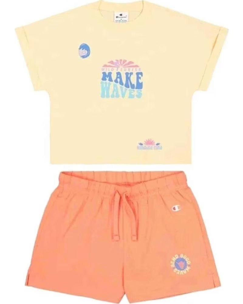 CHAMPION COMPLETO SPORTIVO CHAMPION PER BAMBINA NARANJA
