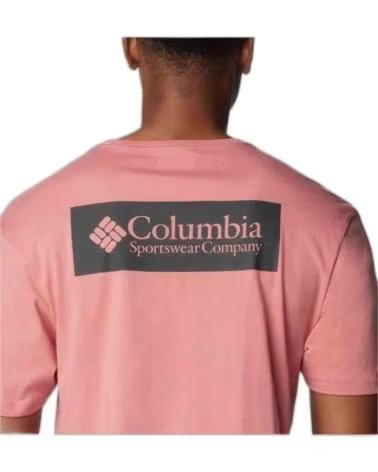 COLUMBIA COLUMBIA MEN´S SHORT SLEEVE T-SHIRT ROSA